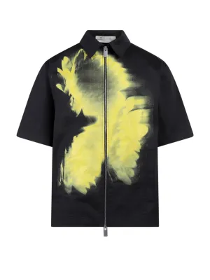 1017 ALYX 9SM Abstract-Printed Zipped Shirt Jacket