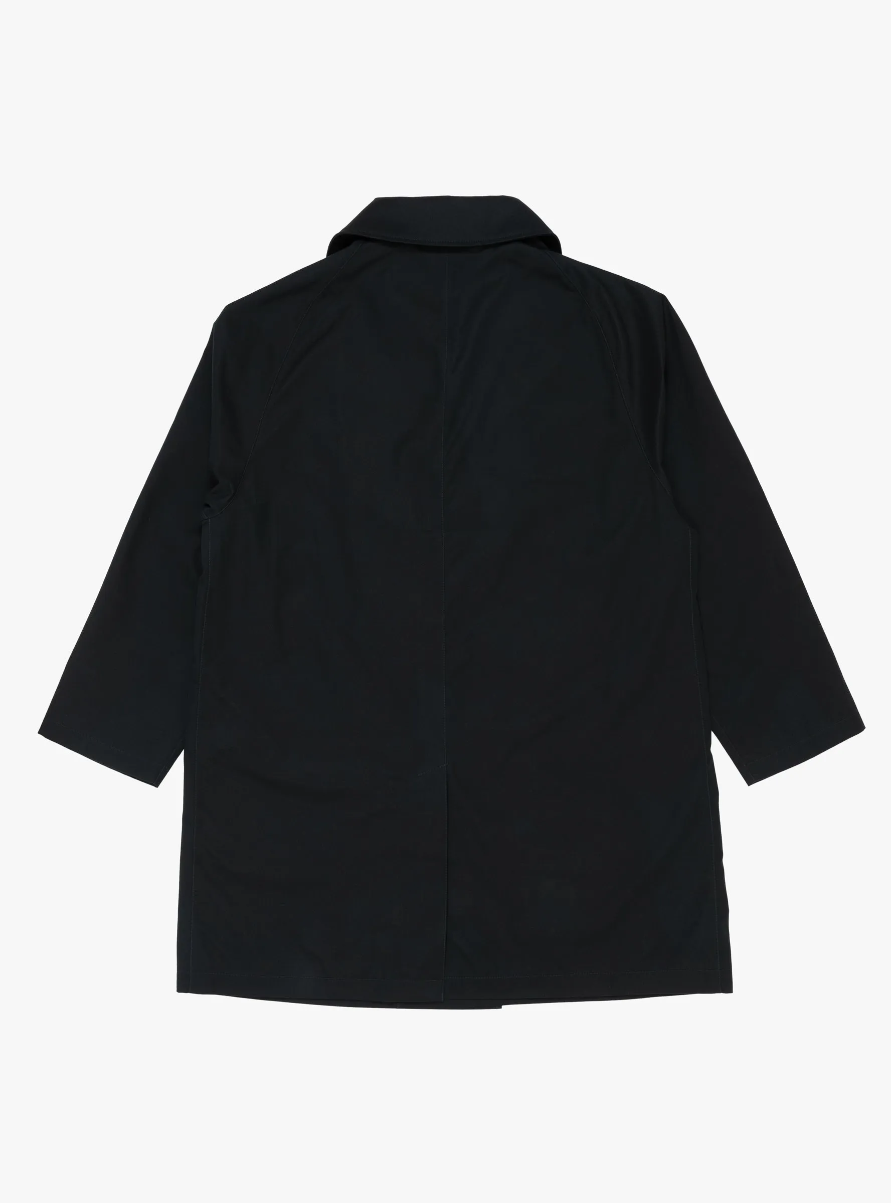 2L Cotton GORE-TEX Balmacaan Coat Navy