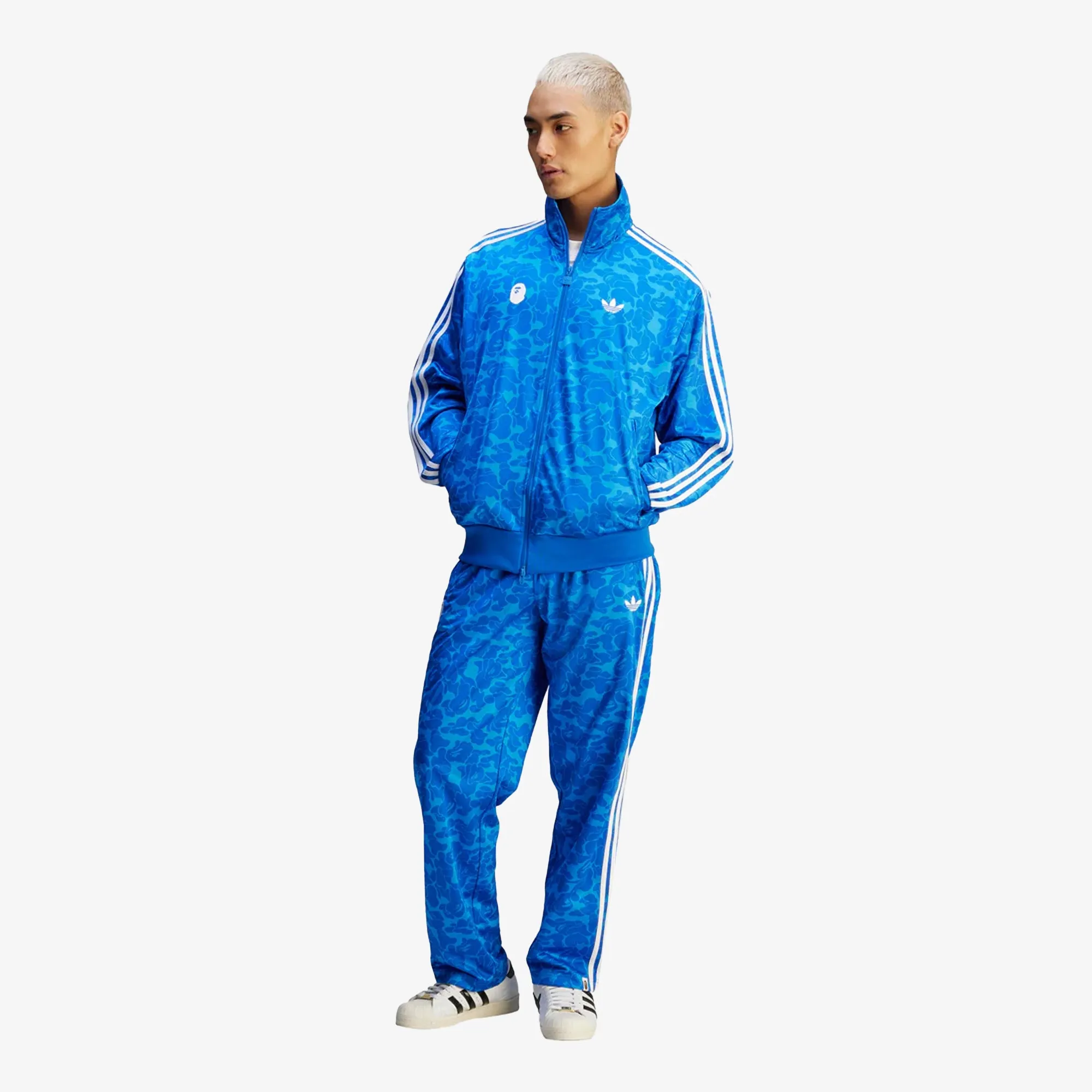 ADIDAS ORIGINALS | BAPE FIREBIRD TRACK TOP { BLUE