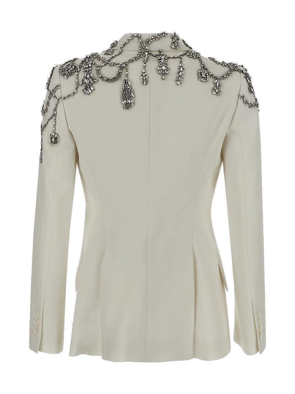 Alexander McQueen Embellished Single-Breasted Blazer