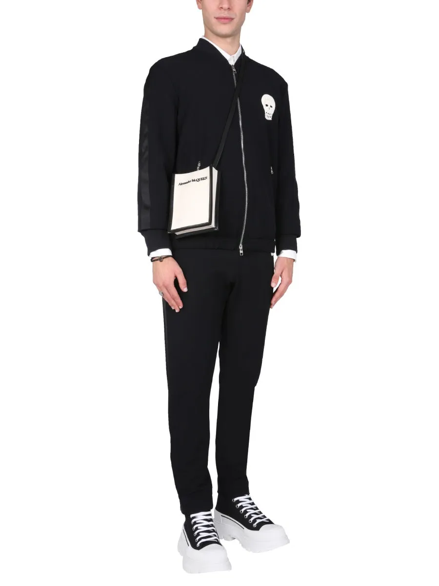 Alexander McQueen Skull Patch Zipped Jacket
