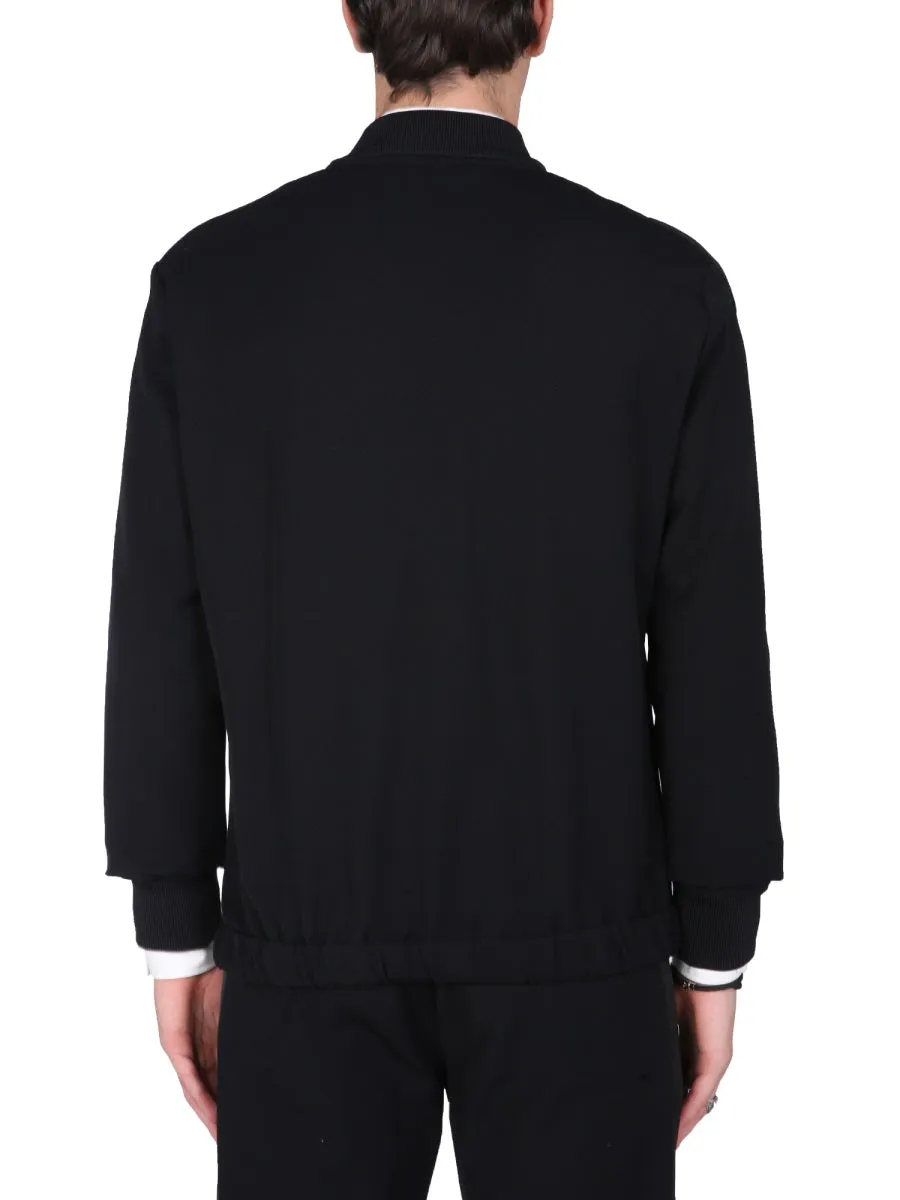 Alexander McQueen Skull Patch Zipped Jacket