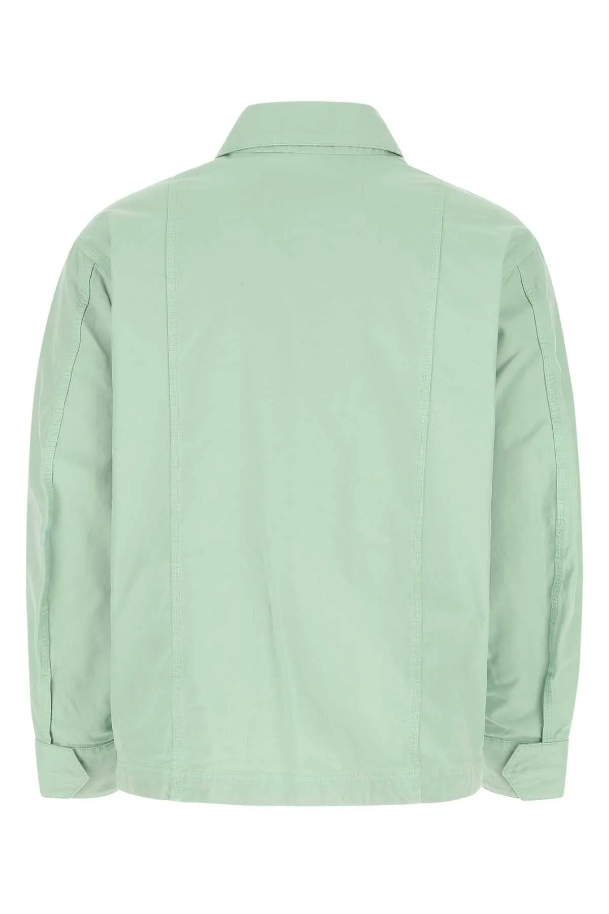 AMI Logo Patch Long-Sleeved Shirt Jacket