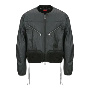 Andersson Bell Convex Collarless Jacket Black AWA696M