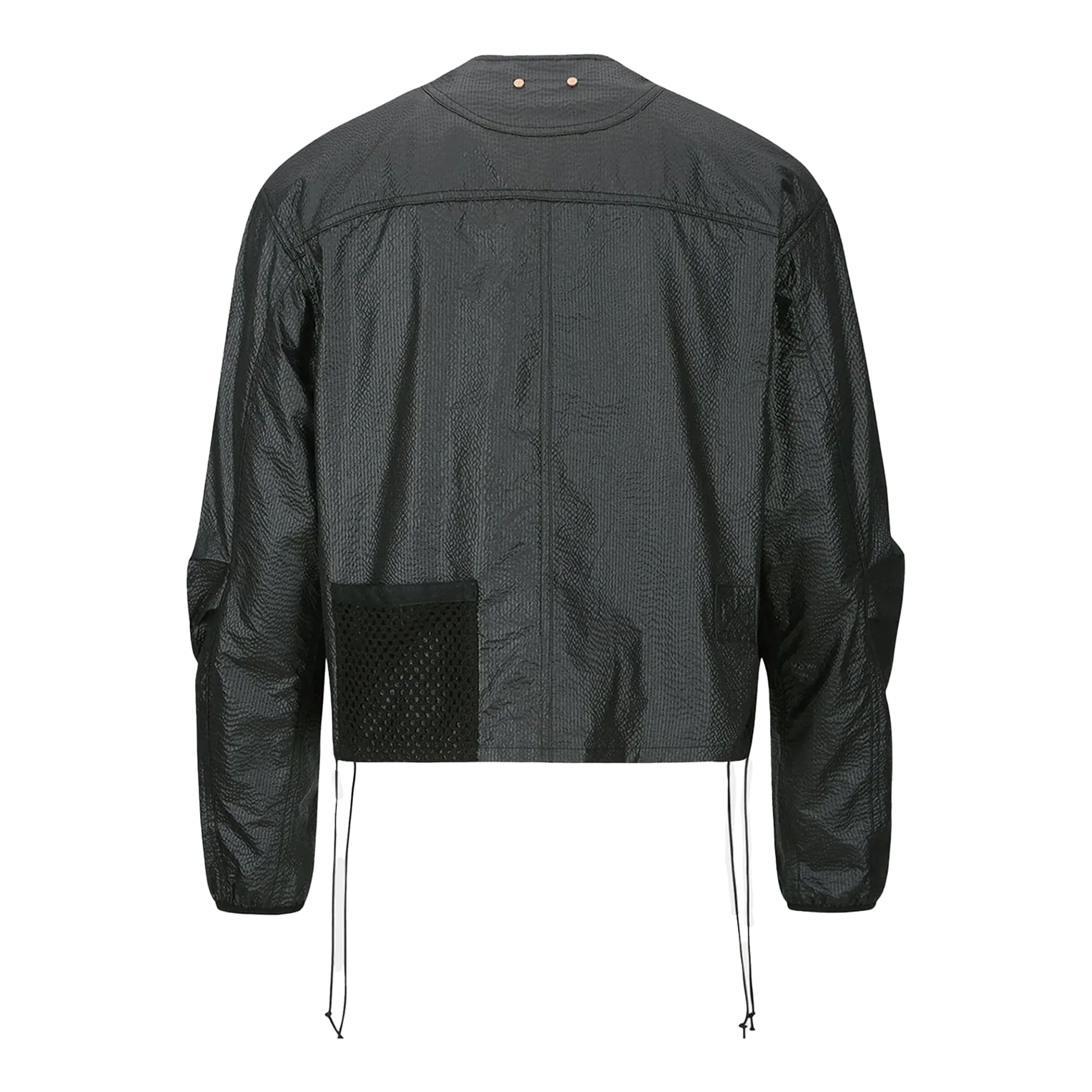 Andersson Bell Convex Collarless Jacket Black AWA696M