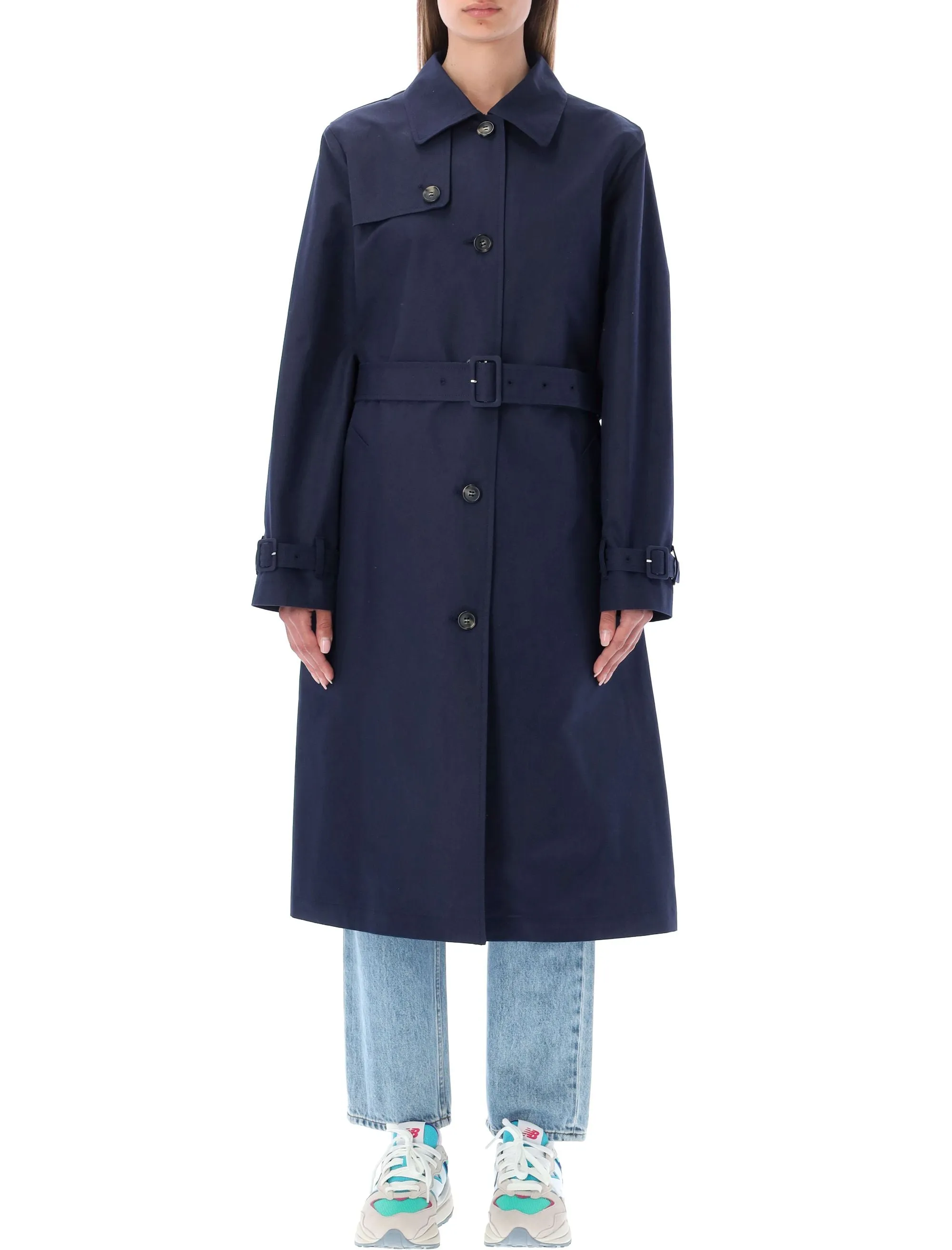 A.P.C. Isabel Belted Long Sleeved Coat