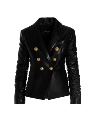 Balmain Double-Breasted Long-Sleeved Jacket