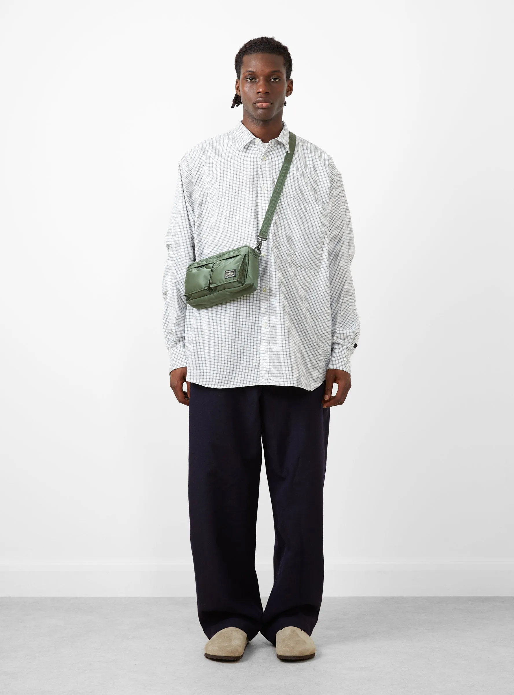 Bio-Nylon TANKER Sling Bag Sage Green