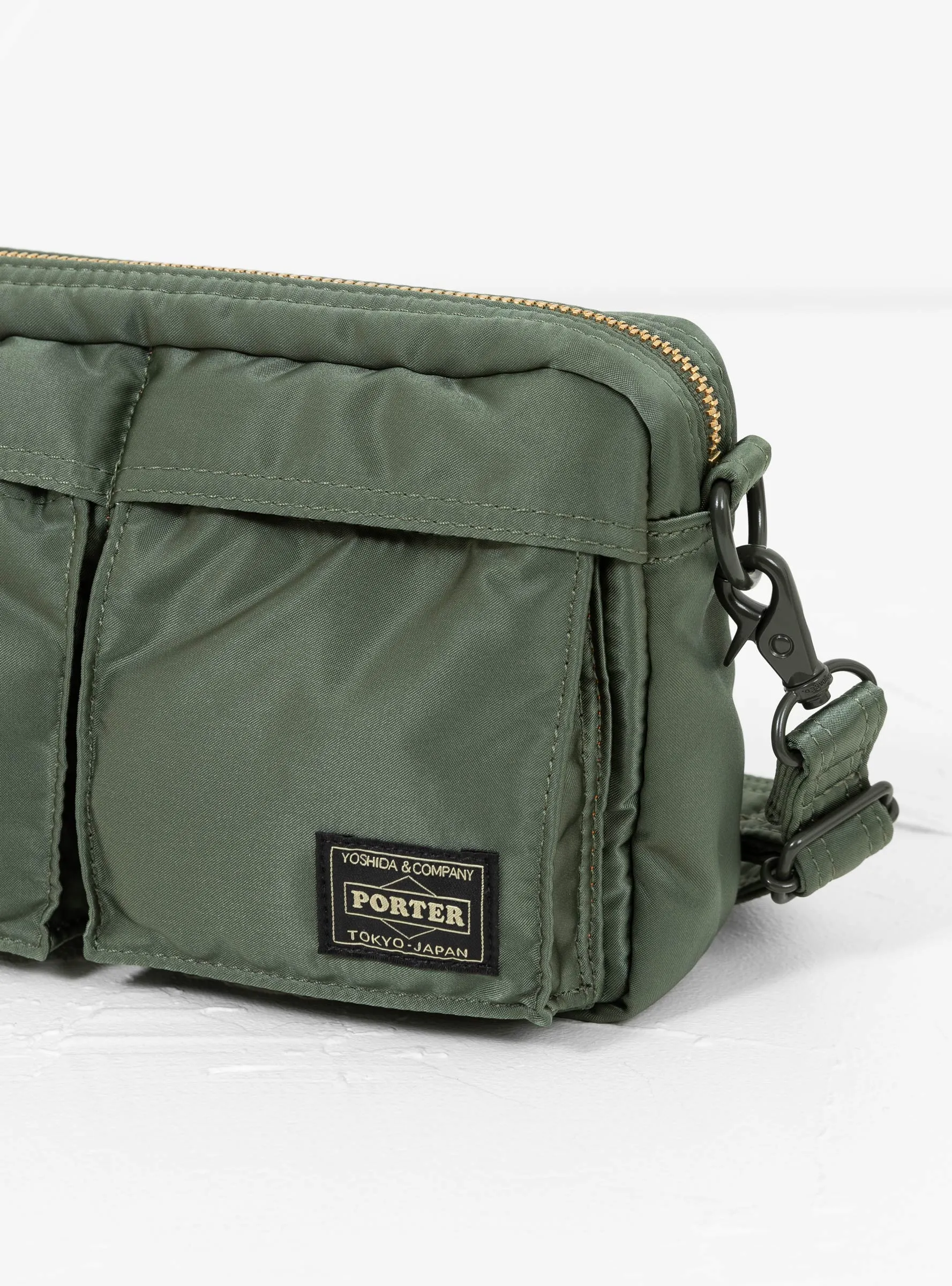 Bio-Nylon TANKER Sling Bag Sage Green