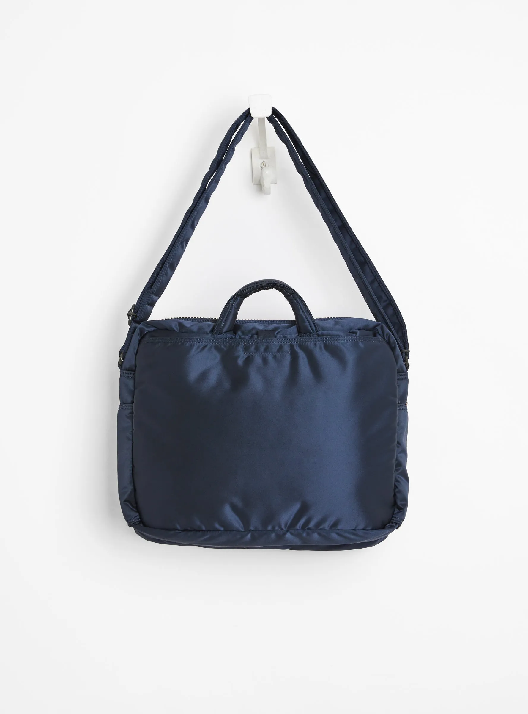 Bio-Nylon TANKER Sling Bag w/ Zip Navy (XL)