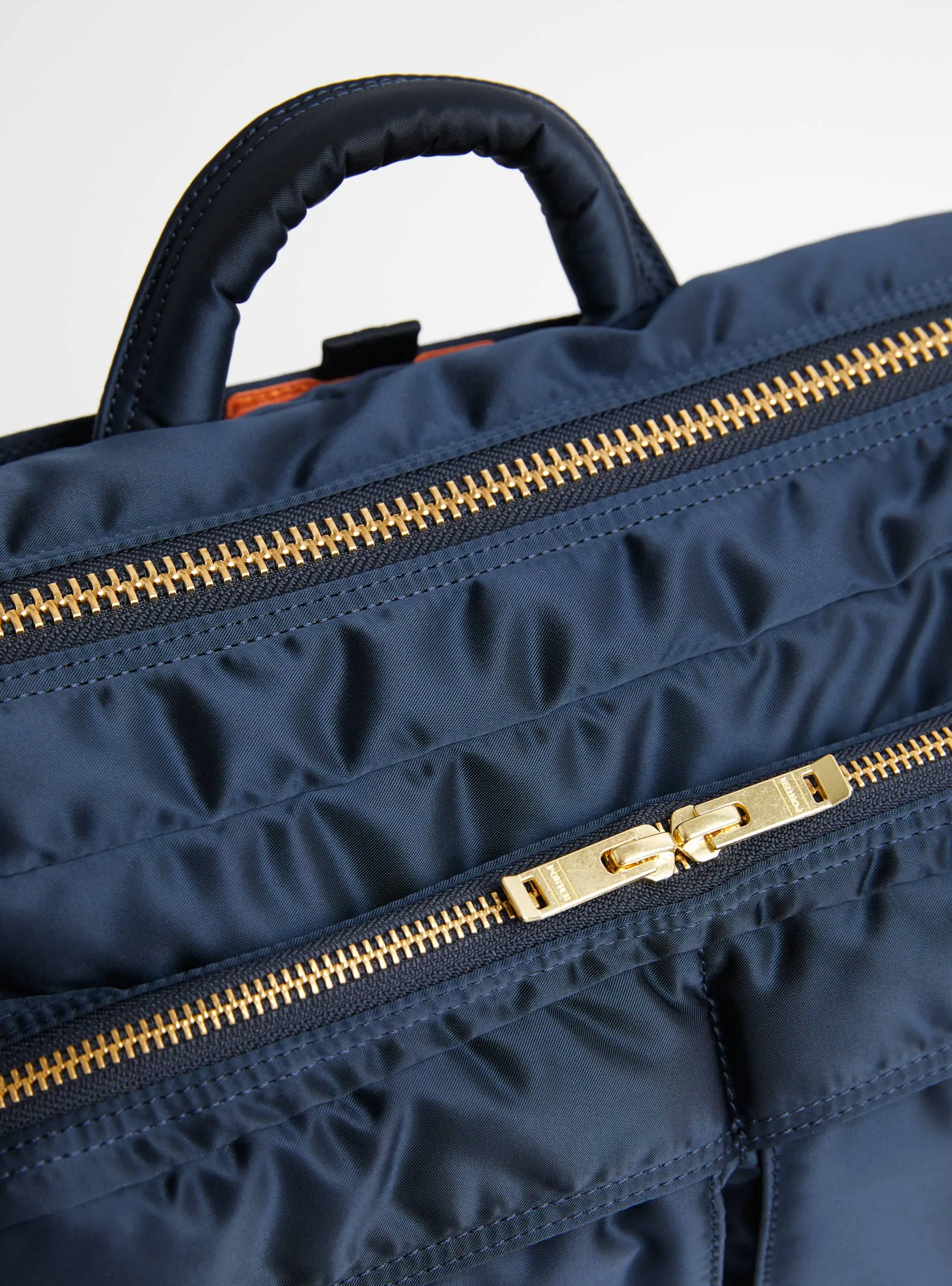 Bio-Nylon TANKER Sling Bag w/ Zip Navy (XL)