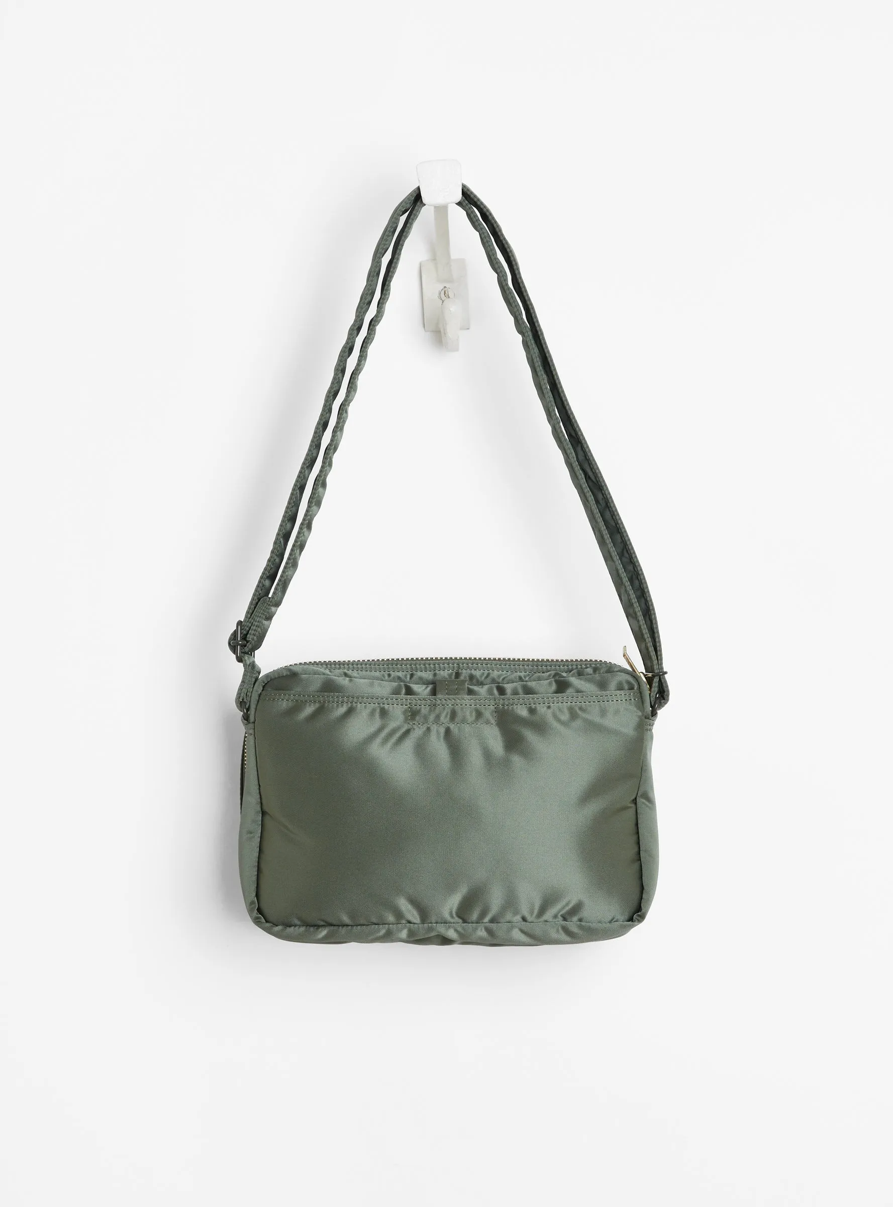Bio-Nylon TANKER Sling Bag w/ Zip Sage Green