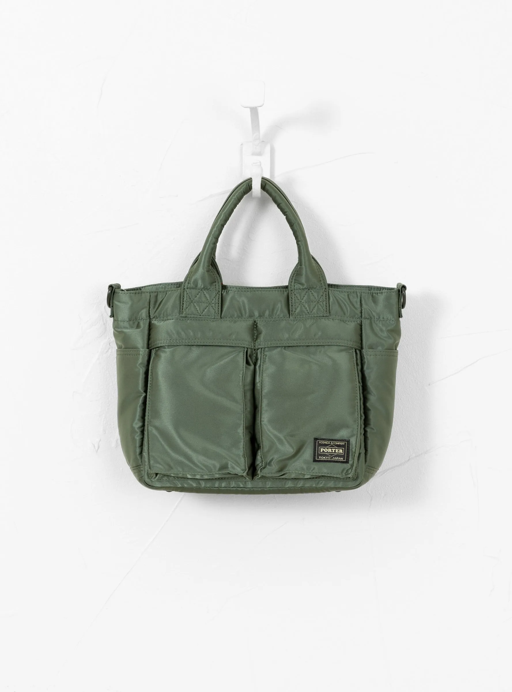 Bio-Nylon TANKER Tote Bag Sage Green