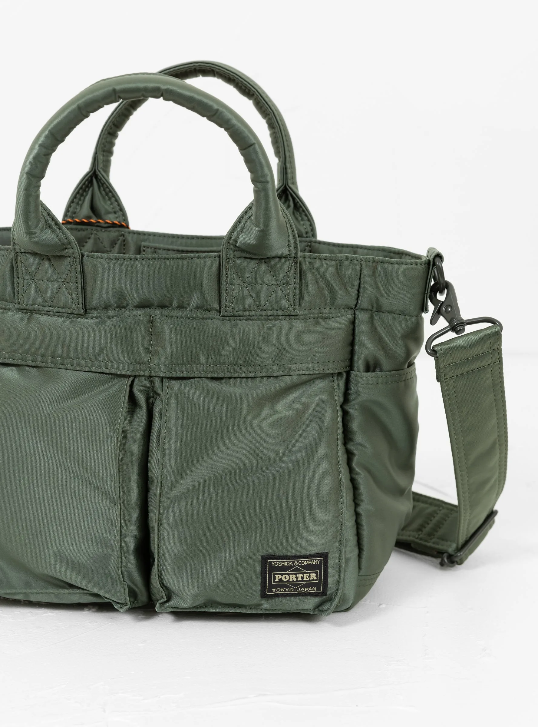 Bio-Nylon TANKER Tote Bag Sage Green