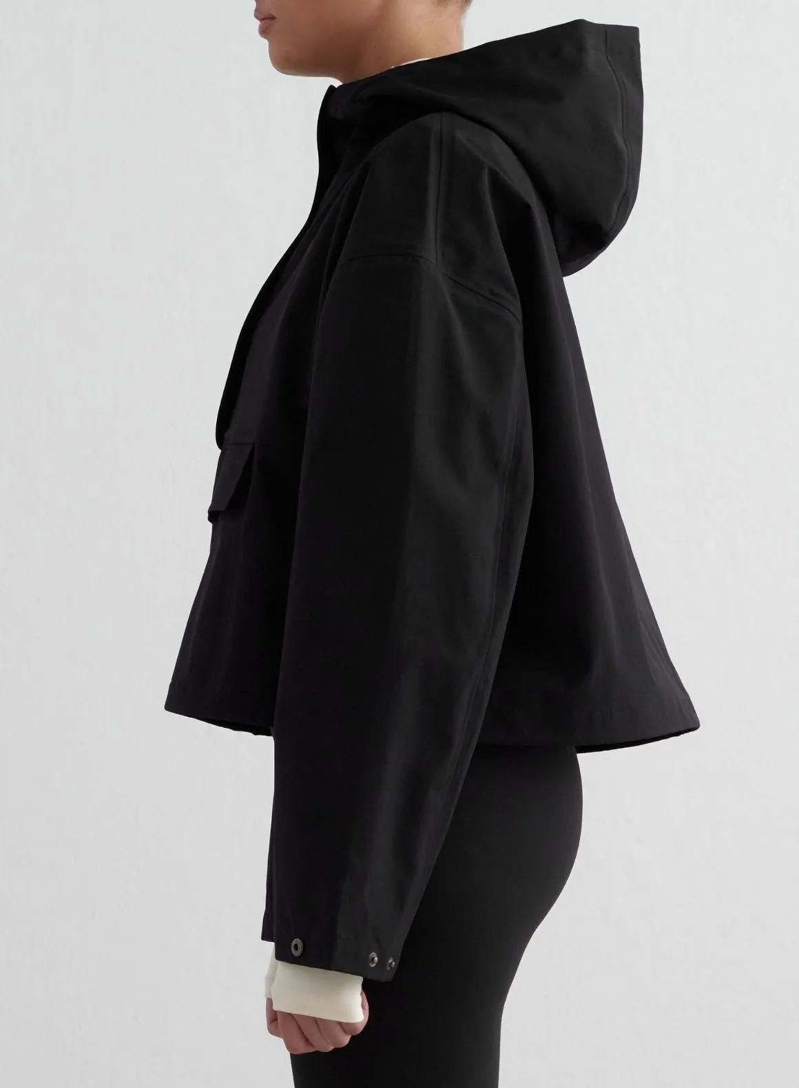 Black Waterproof Anorak