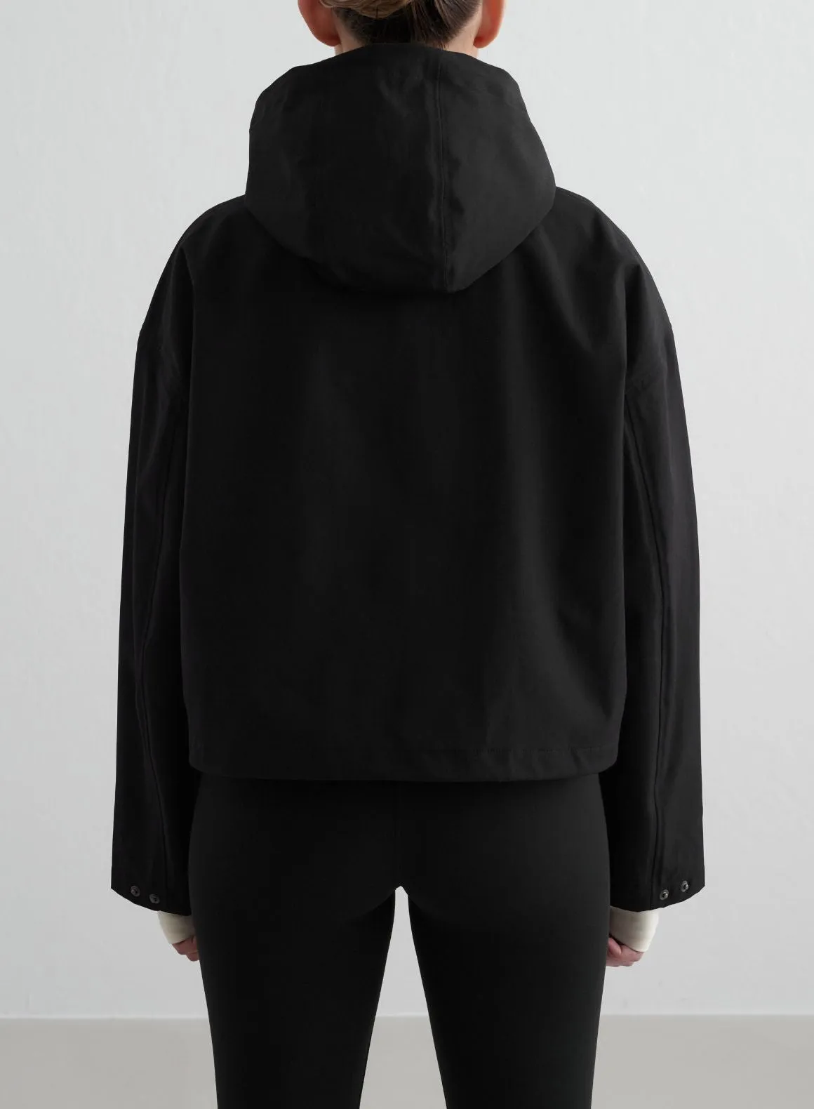 Black Waterproof Anorak