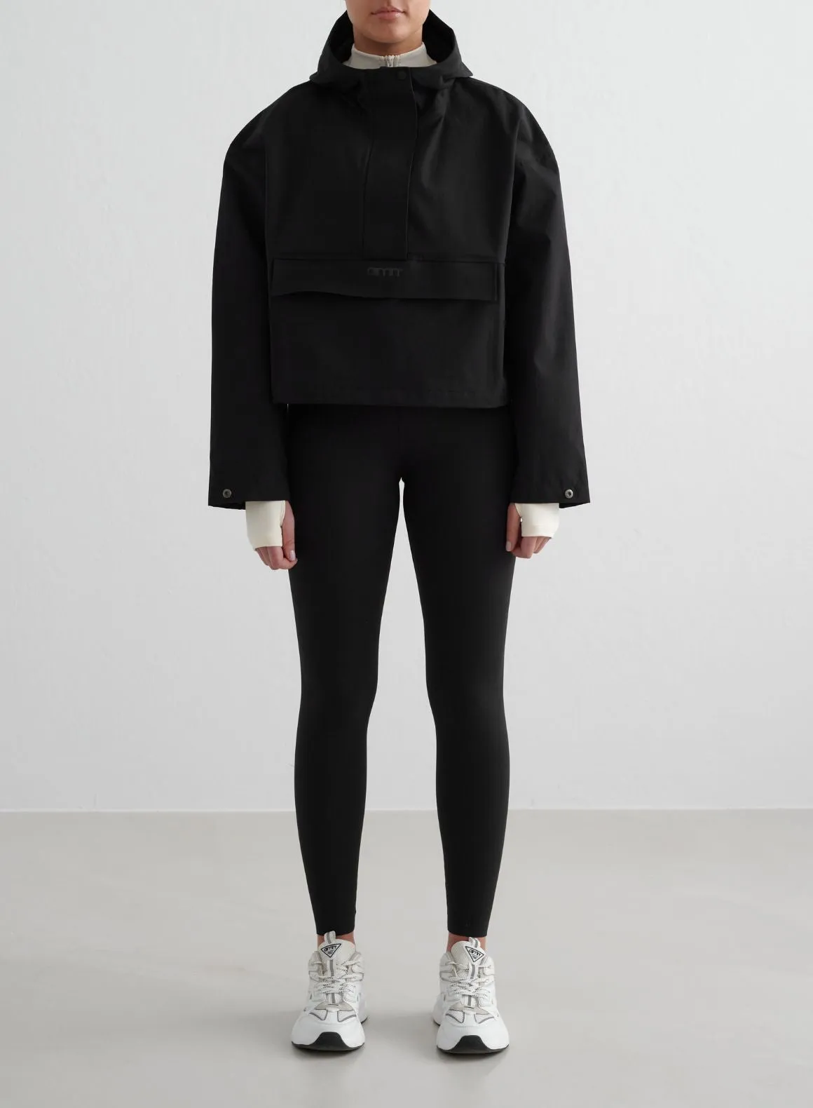 Black Waterproof Anorak