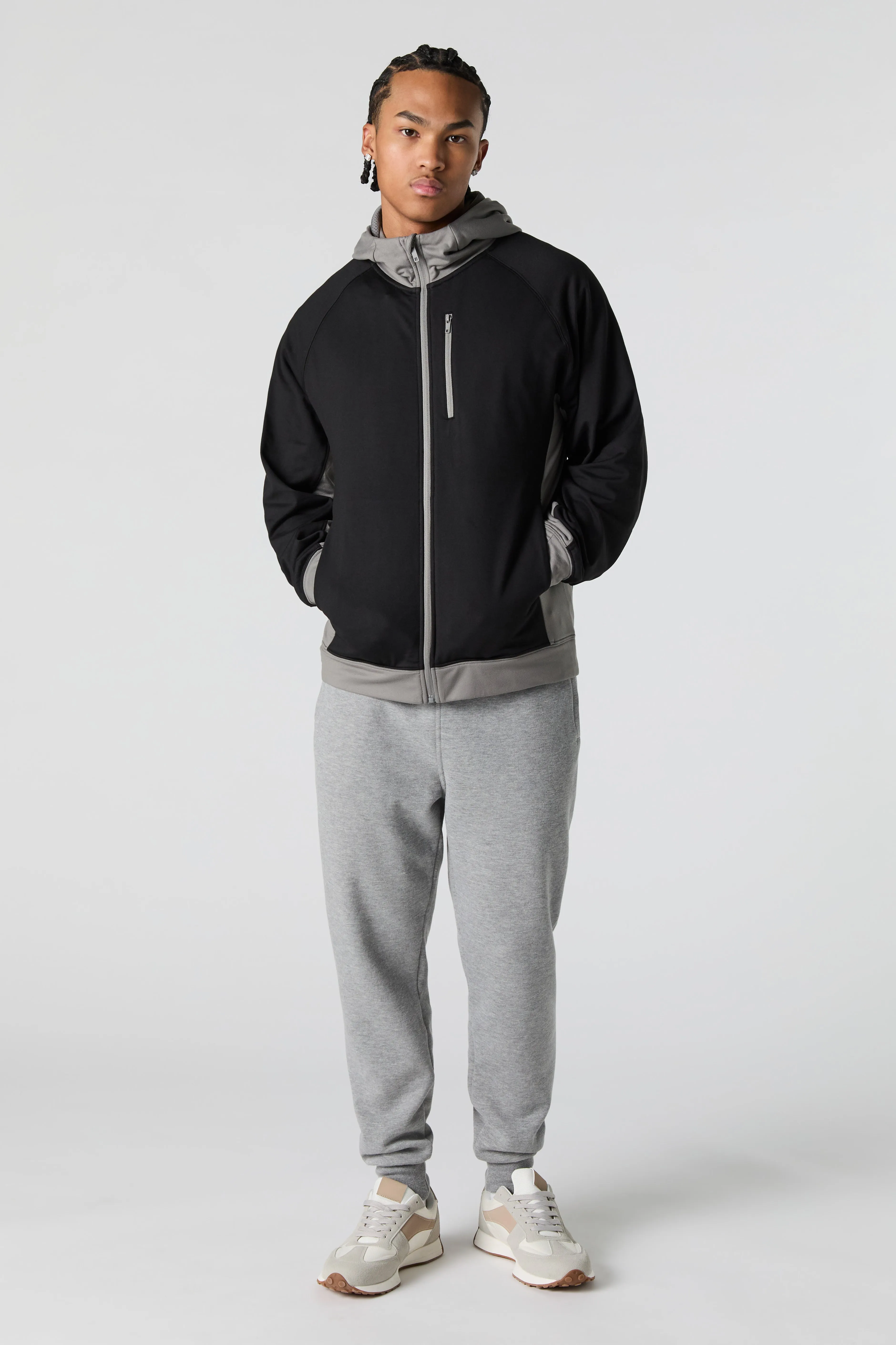 Blouson Active avec blocs de couleurs et fermeture à glissière