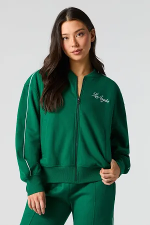 Blouson Active en molleton avec motif brodé LA