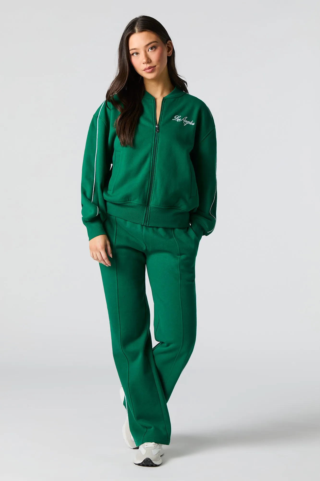 Blouson Active en molleton avec motif brodé LA