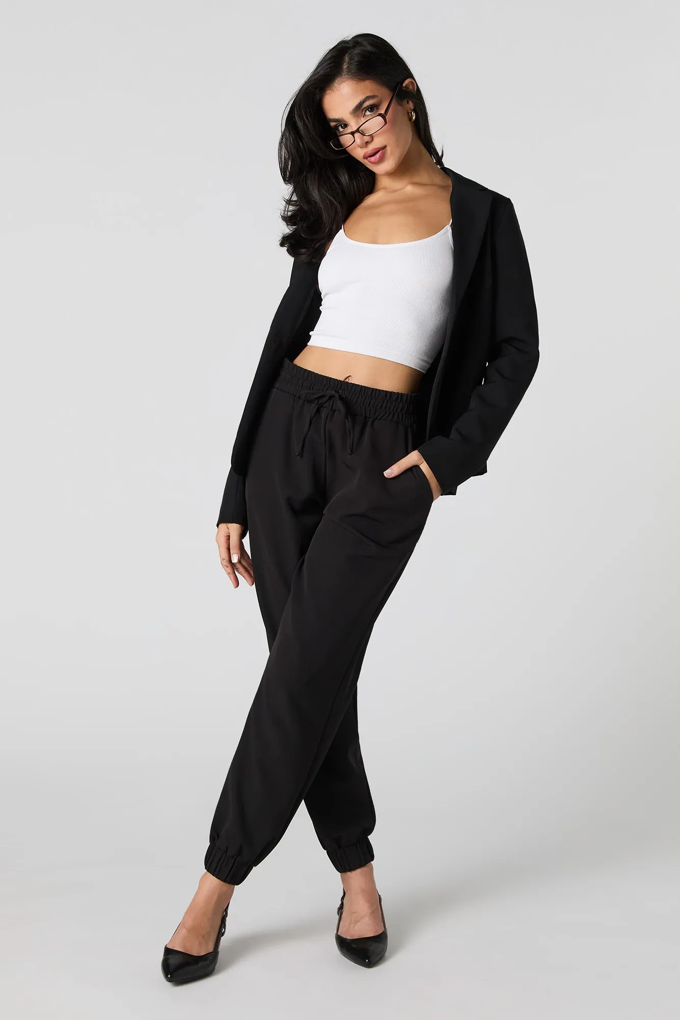 Blouson ajusté à un bouton