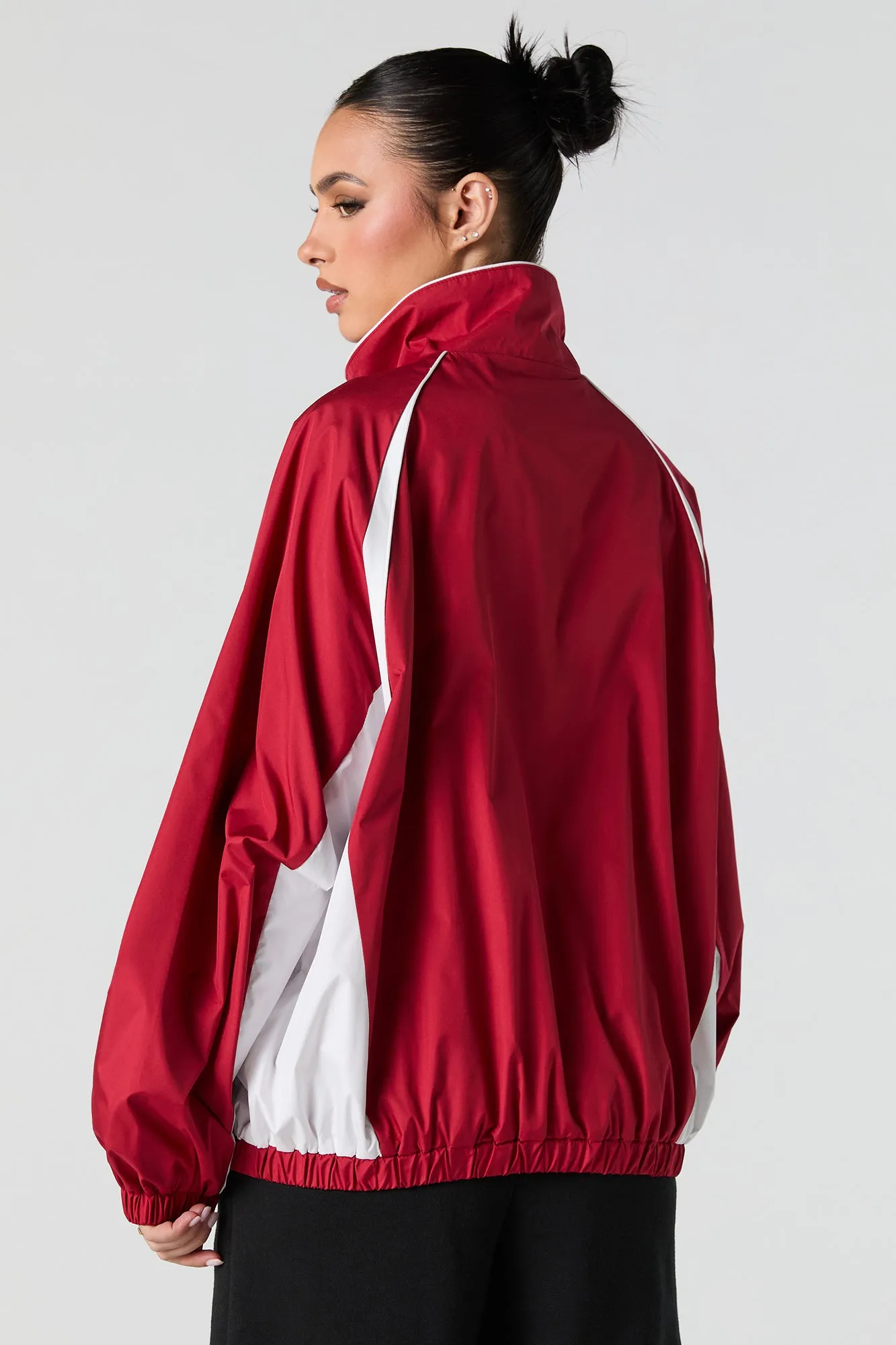 Blouson d'entraîneur avec empiècement Sports