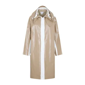 Bottega Veneta Zip-Up Long-Sleeved Raincoat