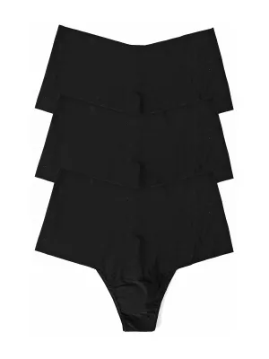 Breathesoft® High Rise Thong 3 Pack