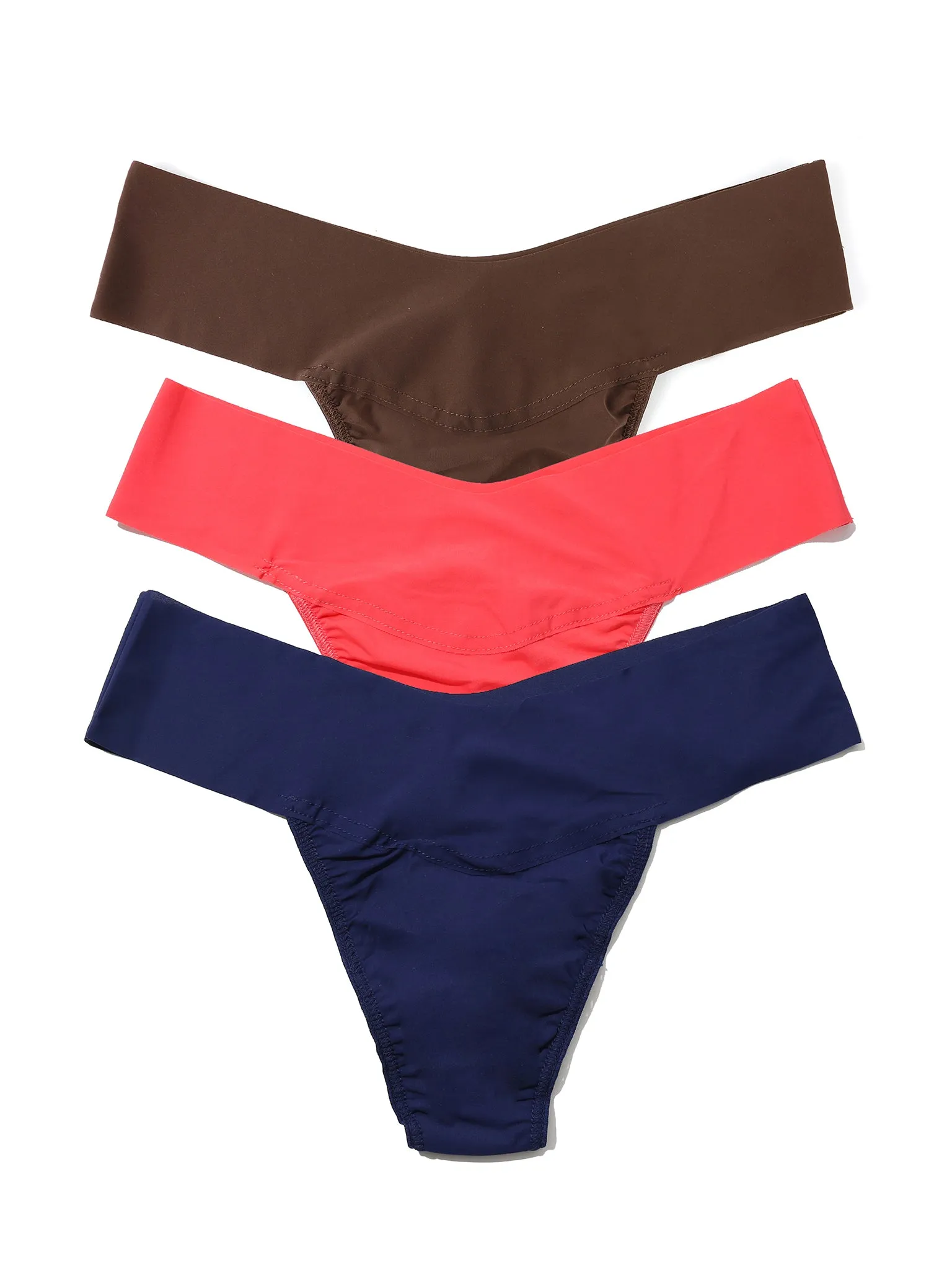 Breathesoft® Natural Rise Thong 3 Pack