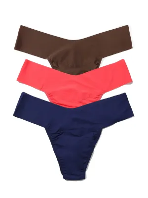 Breathesoft® Natural Rise Thong 3 Pack
