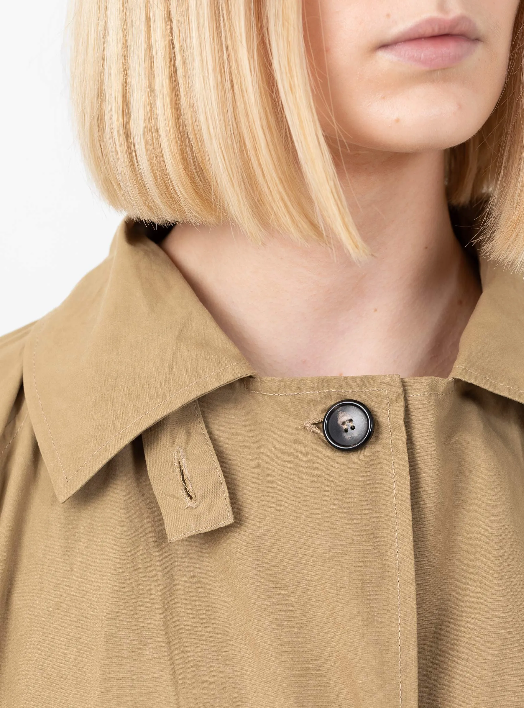 British Dry Oilskin Trench Golden Khaki