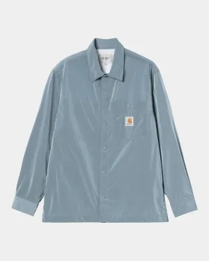 Canby Shirt Jacket | Clay Blue / White