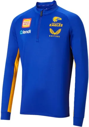 Castore West Coast Eagles 2022 Mens Training Quarter Zip Top <br> TM0479