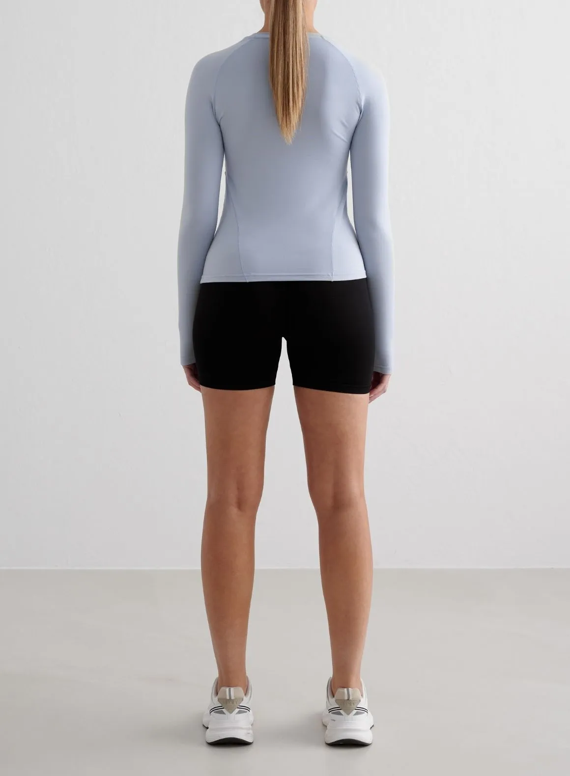 Cloudy Blue Soft Basic Long Sleeve