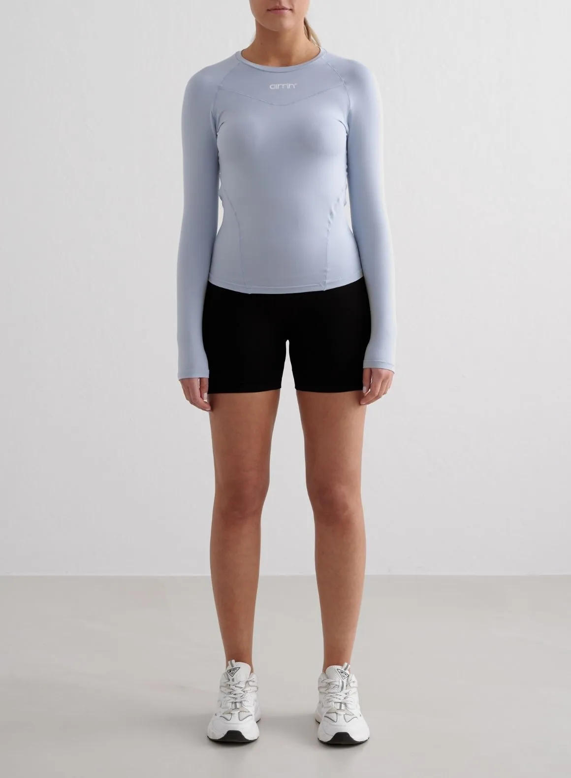 Cloudy Blue Soft Basic Long Sleeve