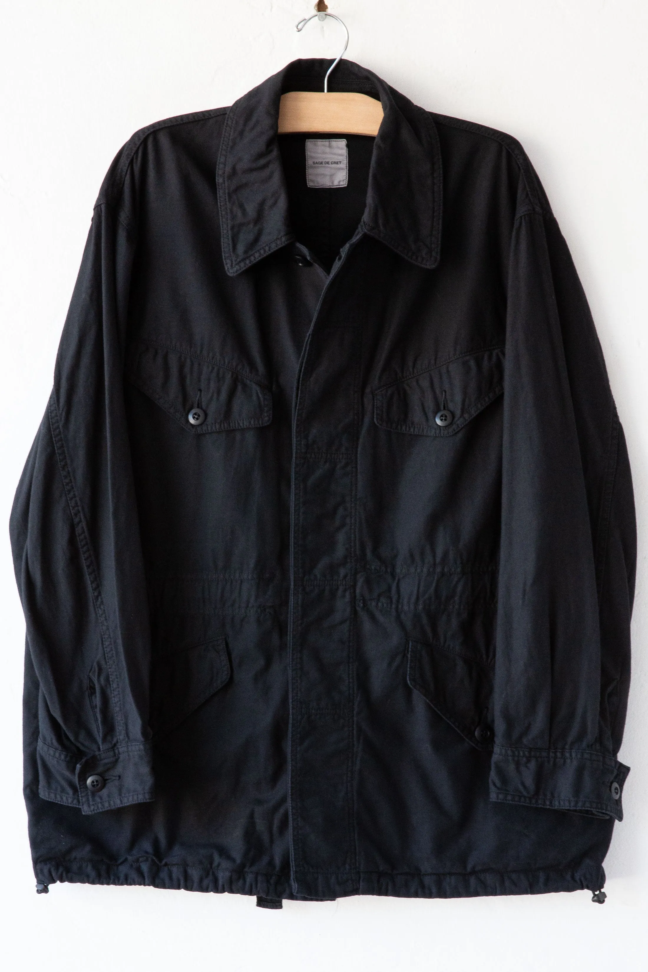 Crepe Military Jacket