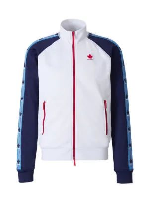 Dsquared2 Logo Printed Zip-Up Track Jacket