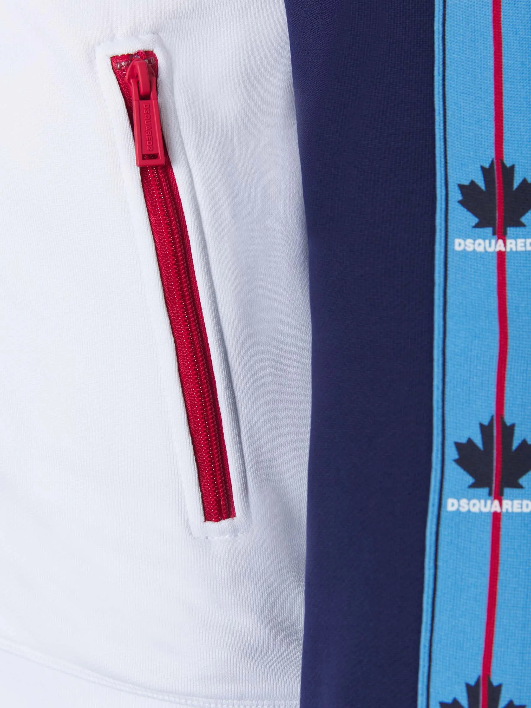 Dsquared2 Logo Printed Zip-Up Track Jacket