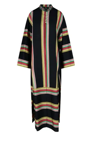 Etro Jacquard Striped Long-Sleeved Coat