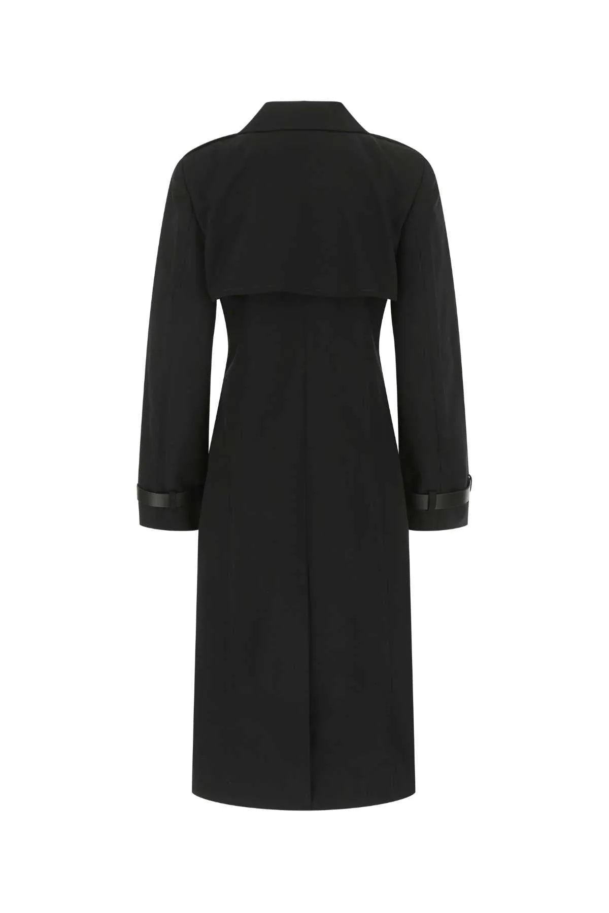 Fendi Logo Plaque Long-Sleeved Coat