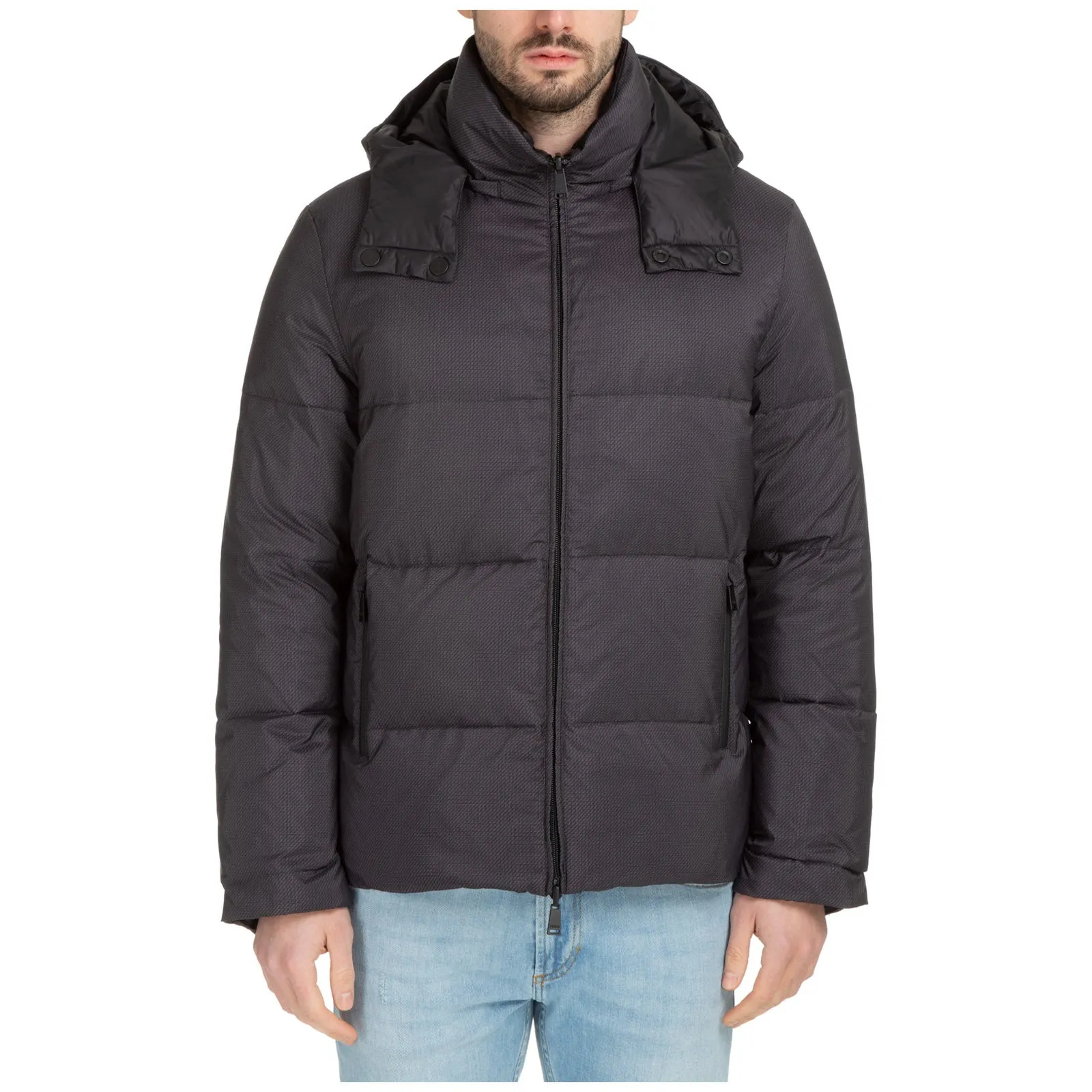 Fendi Zip-Up Long-Sleeved Down Jacket