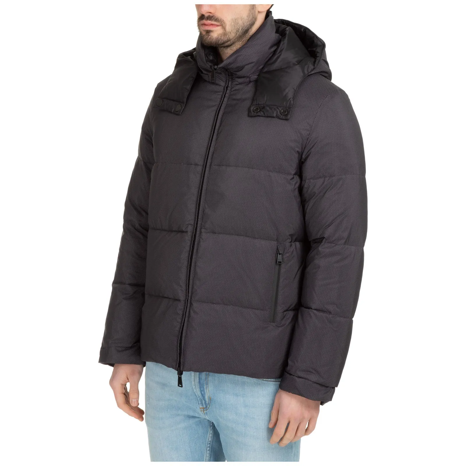 Fendi Zip-Up Long-Sleeved Down Jacket