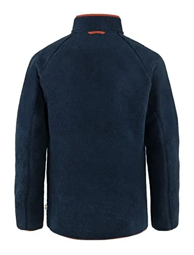 Fjallraven 84158-560-215 Vardag Pile Fleece M/Vardag Pile Fleece M Sweatshirt Herren Navy-Autumn Leaf Größe S