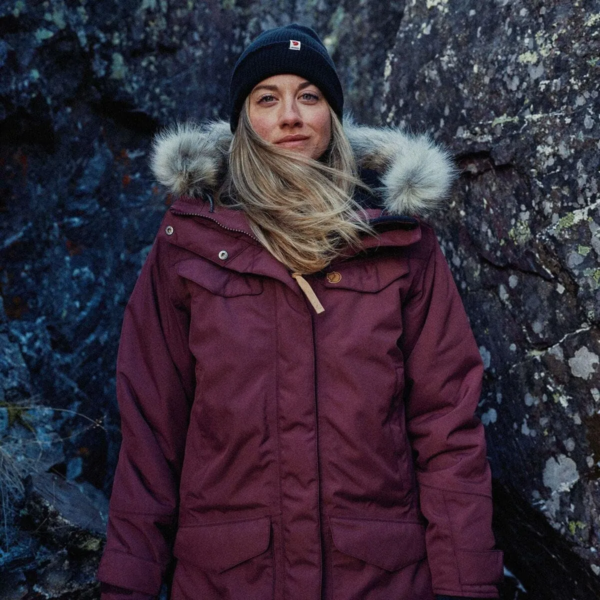 Fjallraven 86369-357 Nuuk Parka W/Nuuk Pro Parka W Jacket Damen Port Größe L