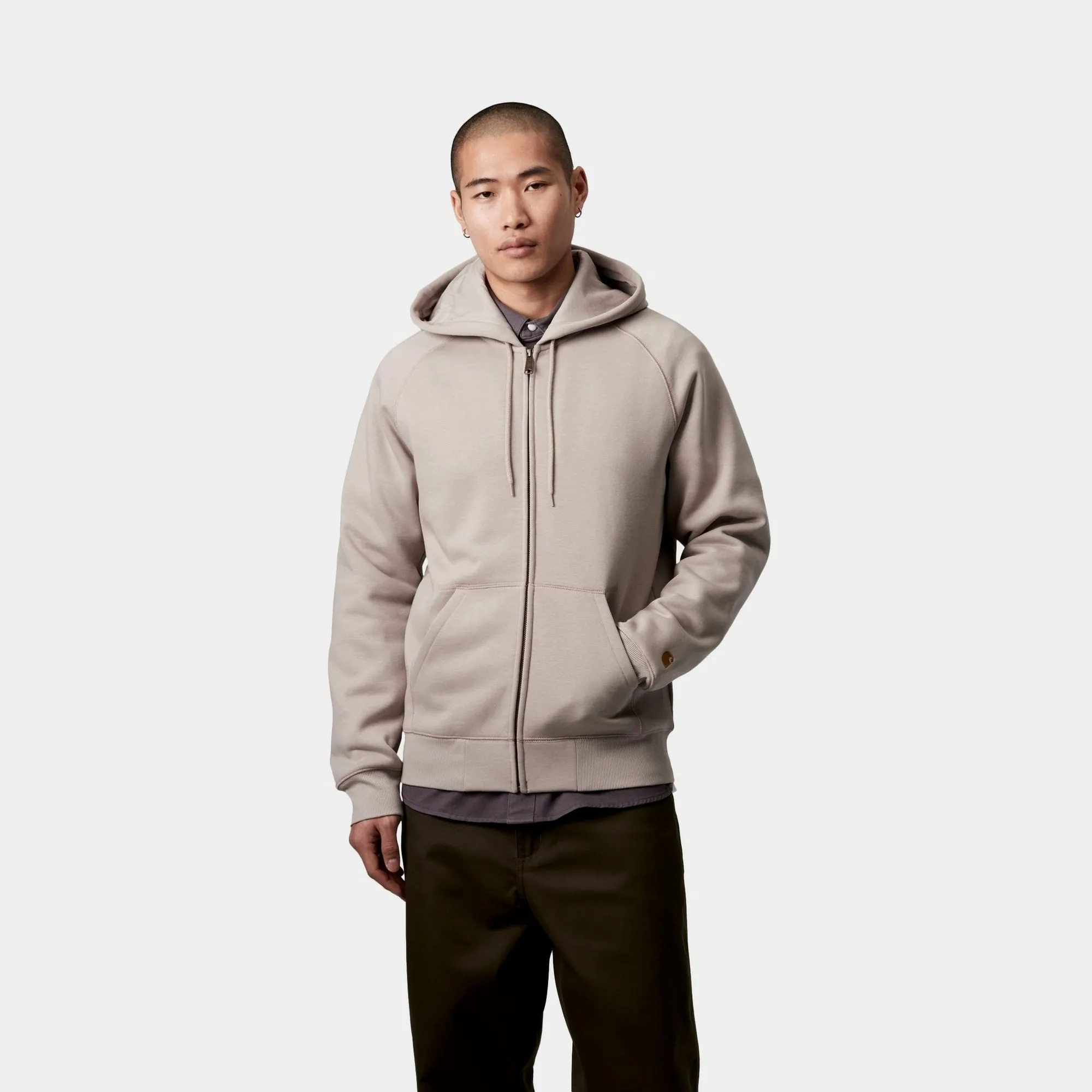 Hooded Chase Jacket | Dusky Beige