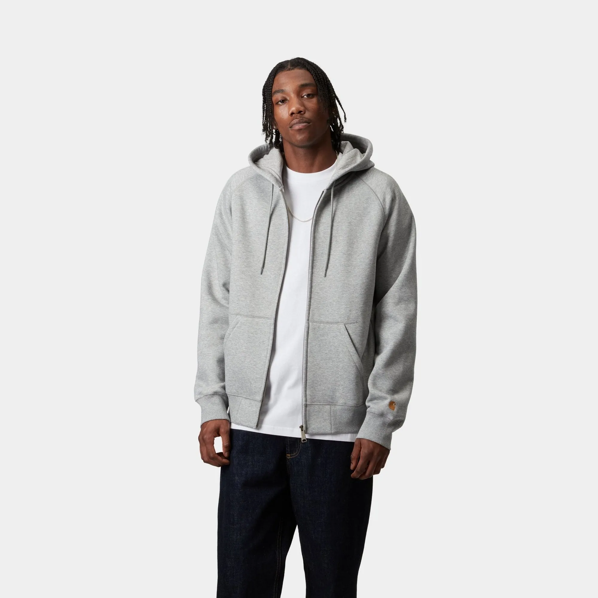 Hooded Chase Jacket | Grey Heather