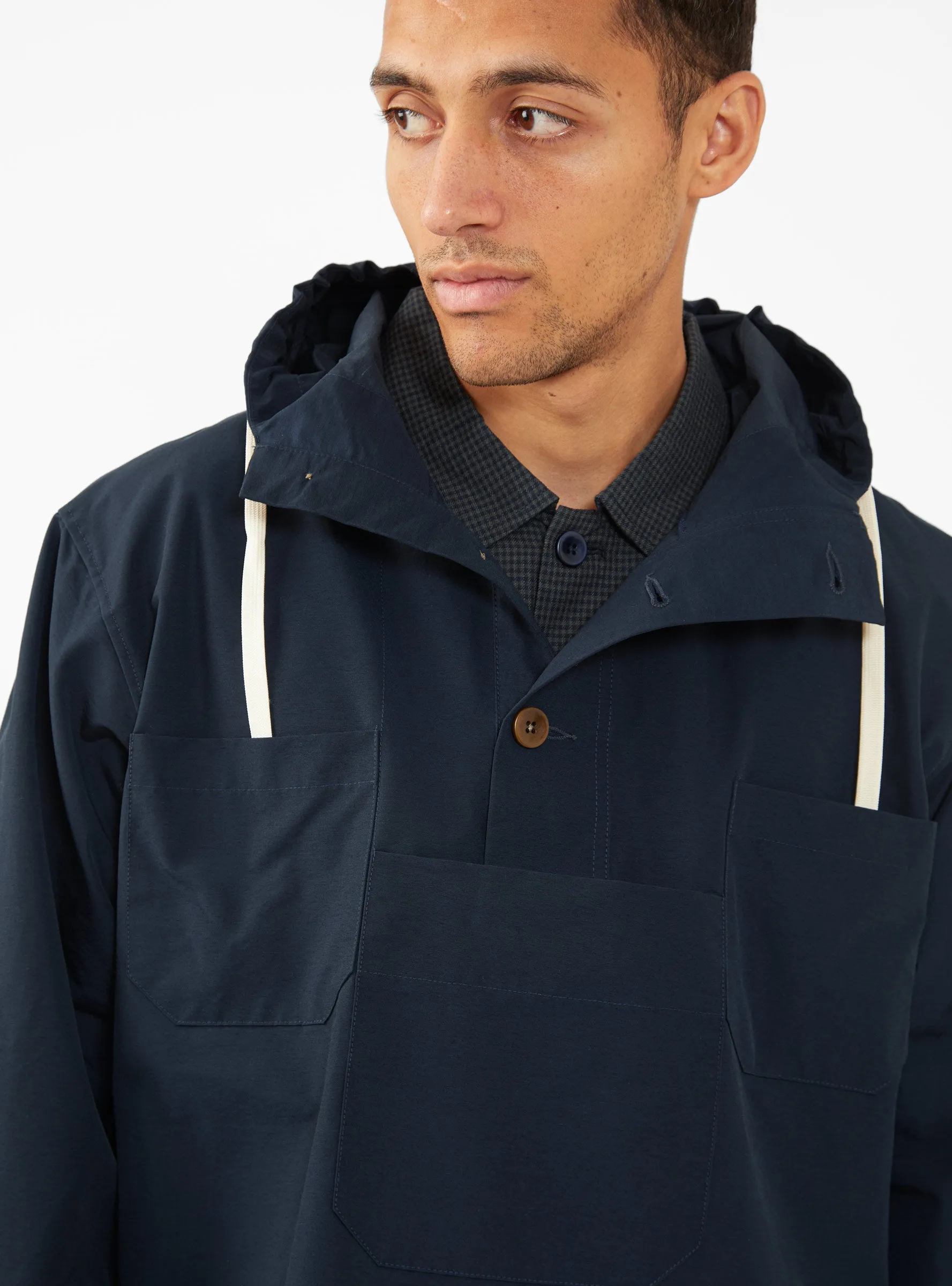 Hooded Smock Midnight