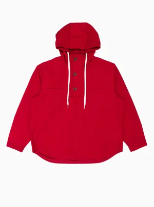 Hooded Smock Red