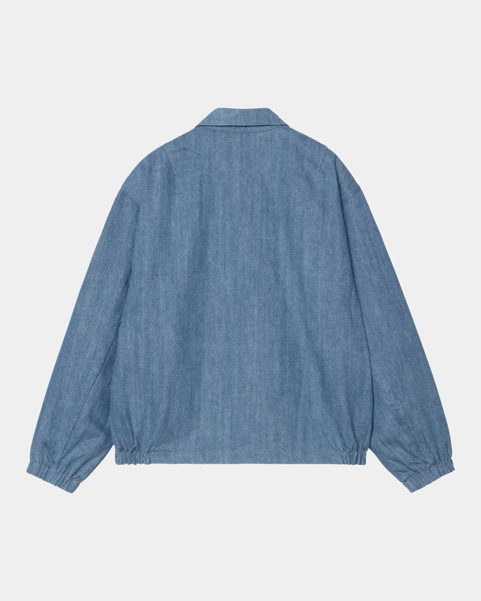 Hudson Reversible Jacket | Blue (stone washed) / Heart Pinstripe