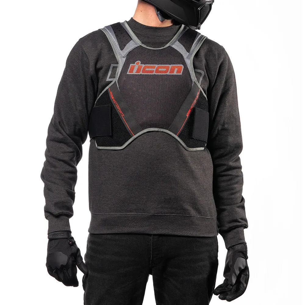 Icon Field Armor Softcore Vest Megabolt Black